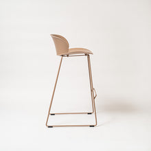 Cargar imagen en el visor de la galería, Banco alto Evan taupe