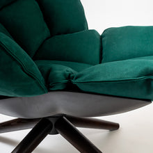 Cargar imagen en el visor de la galería, Butaca giratoria Terry verde