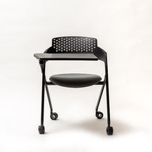 Cargar imagen en el visor de la galería, Silla Melva Negra con tablero abatible
