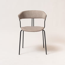 Cargar imagen en el visor de la galería, Silla Celine tapizada gris