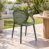 Silla de polipropileno Ania verde