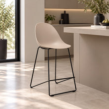 Cargar imagen en el visor de la galería, Banco Yve taupe – 65 cm