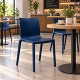 Silla de polipropileno Fuse azul