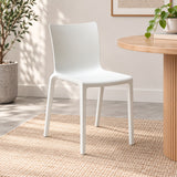 Silla de polipropileno Fuse blanca