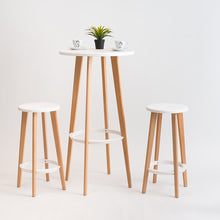 Cargar imagen en el visor de la galería, Mesa alta Maya blanca