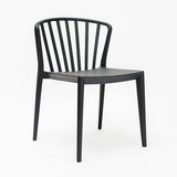 Silla de polipropileno Nina negra