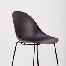 Cargar imagen en el visor de la galería, Banco alto Yve negro-76 cm