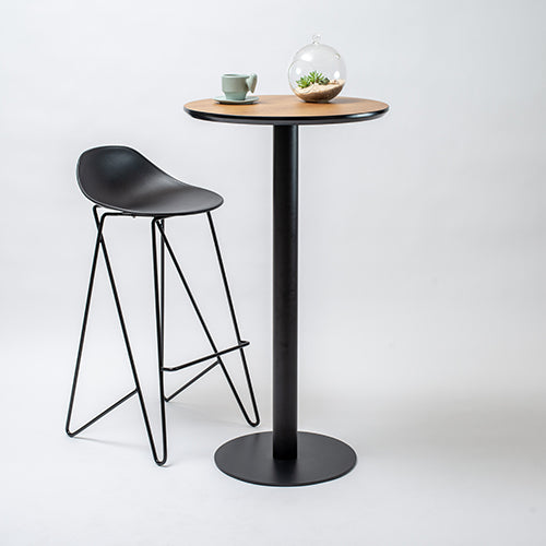 Banco  Cocoon negro - 66 cm altura