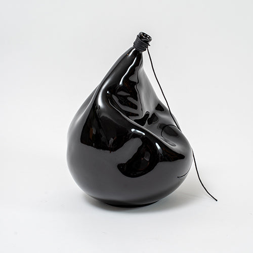 Globo cerámica XL  negro brillante