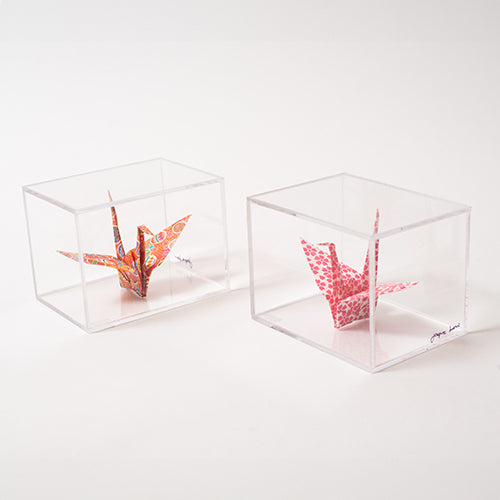 Adorno de grulla origami