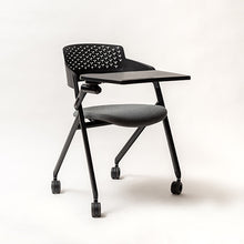 Cargar imagen en el visor de la galería, Silla Melva Negra con tablero abatible
