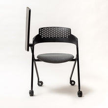 Cargar imagen en el visor de la galería, Silla Melva Negra con tablero abatible
