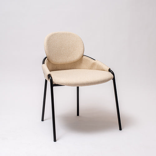Silla Clo blanco humo