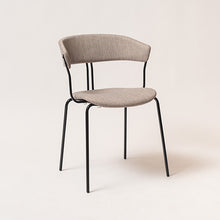 Cargar imagen en el visor de la galería, Silla Celine tapizada gris
