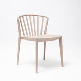 Silla de polipropileno Nina taupe