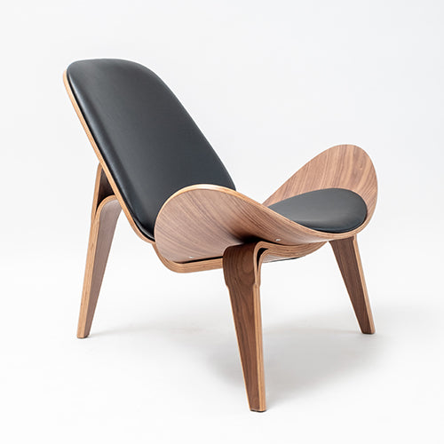 Silla Kai tapizada negro