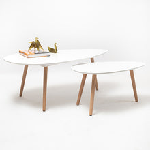 Cargar imagen en el visor de la galería, Mesa centro Ayumi blanca grande
