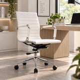 Silla de oficina Boby blanca