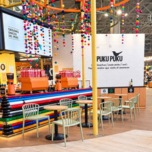 Cargar imagen en el visor de la galería, Cafetería Puku Puku en el Aeropuerto Jorge Chávez con sillas Nina matcha de Entresillas
