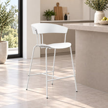 Cargar imagen en el visor de la galería, Banco Celine blanco – 67 cm
