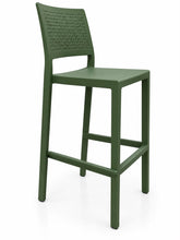 Cargar imagen en el visor de la galería, Banco alto Emilia verde – 76 cm
