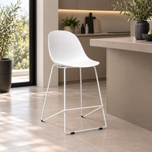 Cargar imagen en el visor de la galería, Banco Yve blanco – 65 cm

