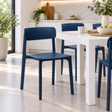 Silla de polipropileno Clasy azul