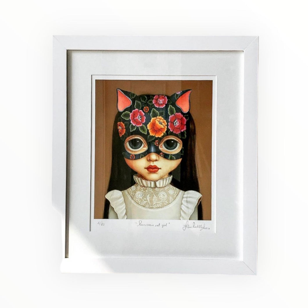Grabado Peruvian Cat Girl FP