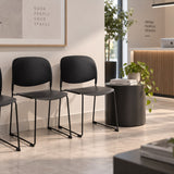 Silla de polipropileno Stil negra