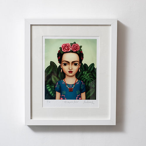 Grabado Mi pequeña Frida Fp