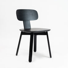 Cargar imagen en el visor de la galería, Silla Block de madera negra
