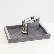 Cargar imagen en el visor de la galería, Azafate Xim varilla acero gris chico
