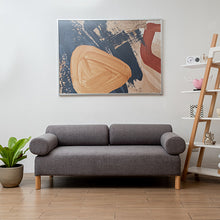 Cargar imagen en el visor de la galería, Sillón Kymo gris 2 cuerpos
