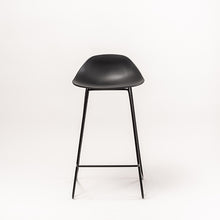 Cargar imagen en el visor de la galería, Banco alto Cocoon negro -75 cm de altura
