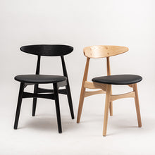 Cargar imagen en el visor de la galería, Silla Aida de madera negra
