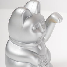 Cargar imagen en el visor de la galería, Gato de la suerte plateado

