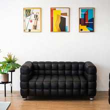 Cargar imagen en el visor de la galería, Sillón Kubus negro 2 cuerpos
