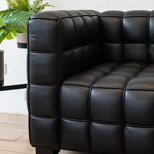 Cargar imagen en el visor de la galería, Sillón Kubus negro 2 cuerpos
