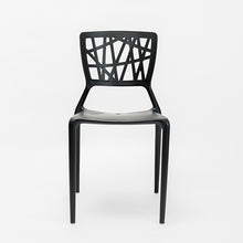 Cargar imagen en el visor de la galería, Silla Floral negra

